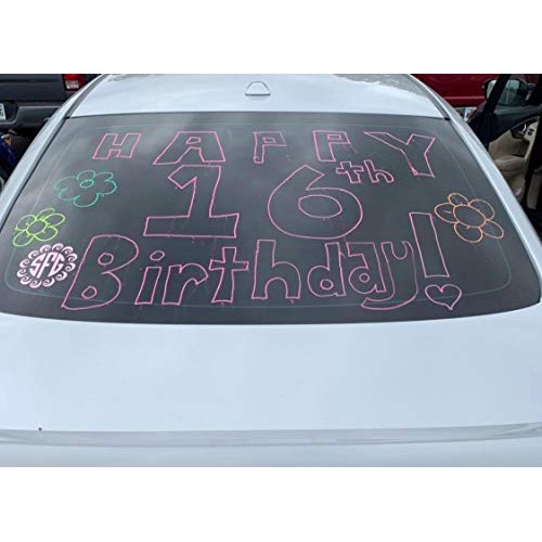 Perfect for windows, mirrors, car windshields, glass, whiteboards,...
