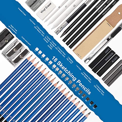 Drawing Pencils Sketch Art Set-40PCS Drawing and sketch set Includ...