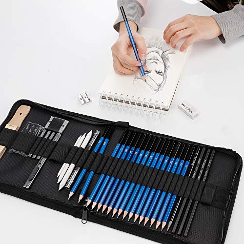 Drawing Pencils Sketch Art Set-40PCS Drawing and sketch set Includ...