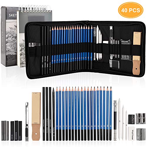 Drawing Pencils Sketch Art Set-40PCS Drawing and sketch set Includ...