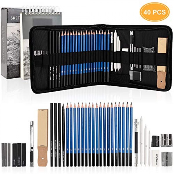 Drawing Pencil Kit - 40 Piece