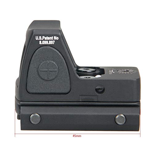 Moomax Tactical RMR Red Dot Sight,20mm Mount Pistol Hand Shunti...