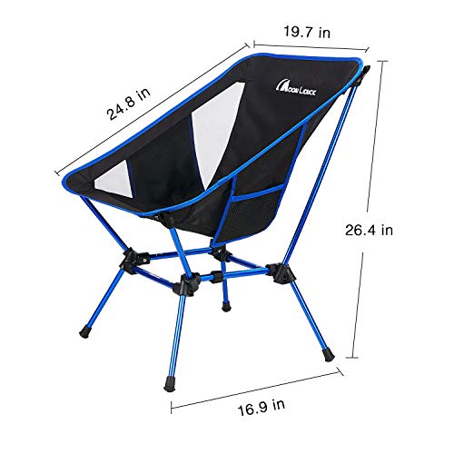 MOON LENCE Backpacking Chair Outdoor Camping Chair Compact Portabl...