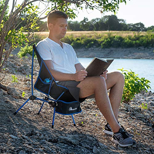 MOON LENCE Backpacking Chair Outdoor Camping Chair Compact Portabl...