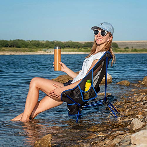 MOON LENCE Backpacking Chair Outdoor Camping Chair Compact Portabl...