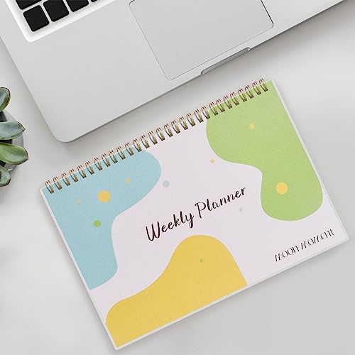 Weekly To Do List Notepad, Spiral Undated Weekly Planner & Monthly...