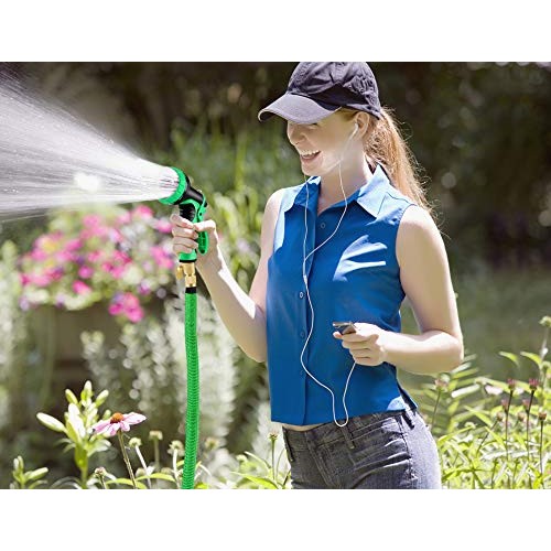 MoonLa 100ft Garden Hose, Expandable Water Hose with 3/4 Solid Br...