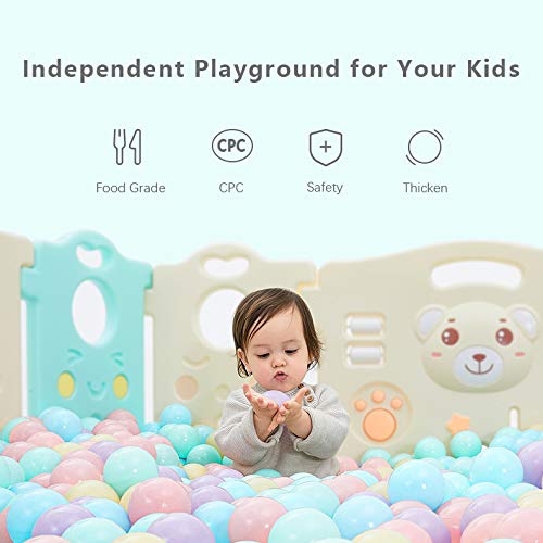 MoonxHome Ball Pit Balls Crush Proof Plastic Childrens Toy Balls ...