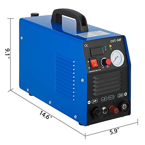 Mophorn 50 Amp Plasma Cutter Non-Touch Pilot Arc Dual Voltage 110 ...
