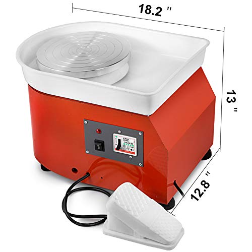 Mophorn Pottery Wheel 25cm Pottery Forming Machine with Sculpting ...