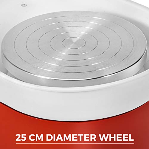 Mophorn Pottery Wheel 25cm Pottery Forming Machine with Sculpting ...