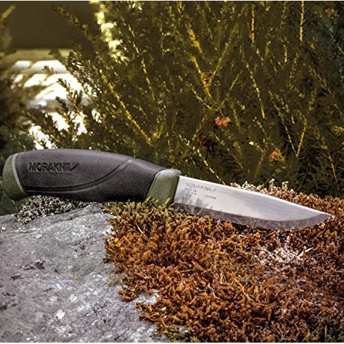Morakniv Companion Fixed Blade Outdoor Knife with Carbon Steel Bla...