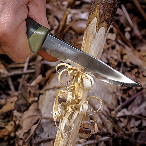 Morakniv Companion Fixed Blade Outdoor Knife with Carbon Steel Bla...