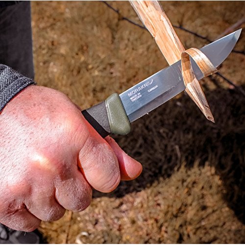 Morakniv Companion Fixed Blade Outdoor Knife with Carbon Steel Bla...