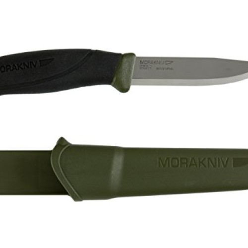 Morakniv Companion Fixed Blade Outdoor Knife with Carbon Steel Bla...