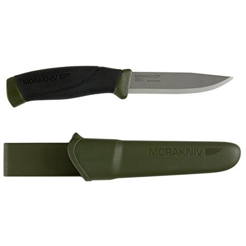 Morakniv Companion Fixed Blade Outdoor Knife with Carbon Steel Bla...
