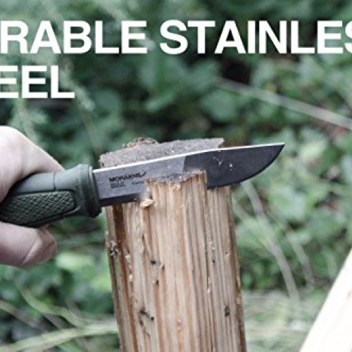 Morakniv Kansbol Fixed Blade Knife with Sandvik Stainless Steel Bl...