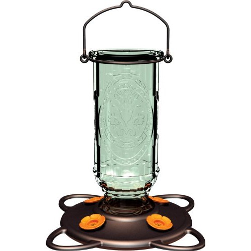 More Birds 61 Classic Brands Oriole Vintage Feeder, 20-Ounce, Burn...