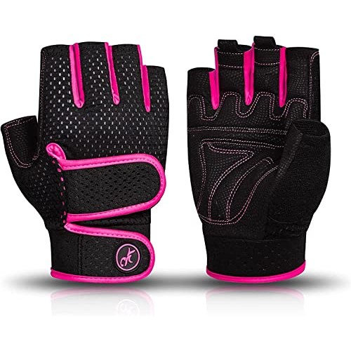 MOREOK Workout Gloves Gym Gloves for Men/Women, 3MM Gel Pad 3/4...