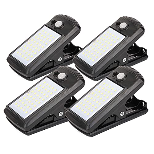 4 Pack Solar Motion Sensor Security Umbrella Light,Clip on Lights ...
