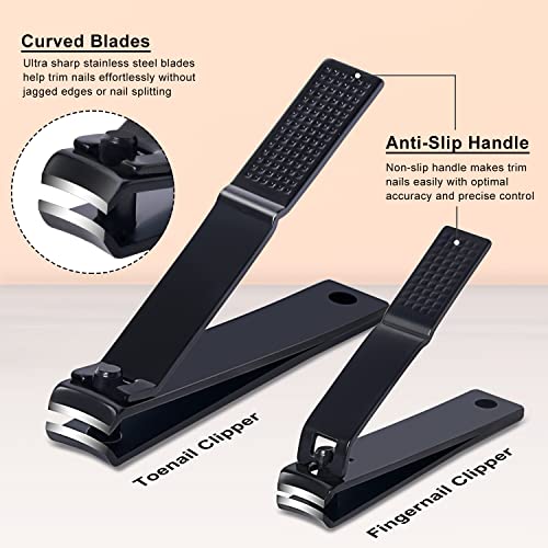 Tweezer Set with Nail Clippers, MORGLES Tweezers Set, Professional...