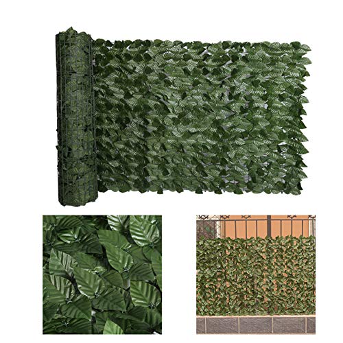 MorNon 98X39 Inch Artificial Faux Ivy Hedge Privacy Fence Wall Scr...