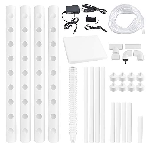 MorNon Hydroponic Grow Kit 36 Site 4 Pipe Hydroponic Growing Syste...