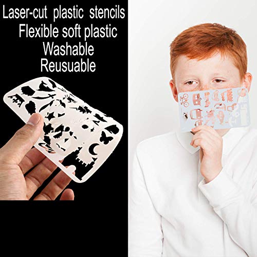 400 Stencils Set Alphabet Letters Numbers for Art and Craft, Chris...