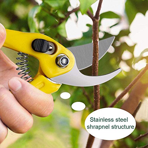 MOSFiATA Bonsai Tools Set 13 Pcs High Carbon Steel Succulent Garde...