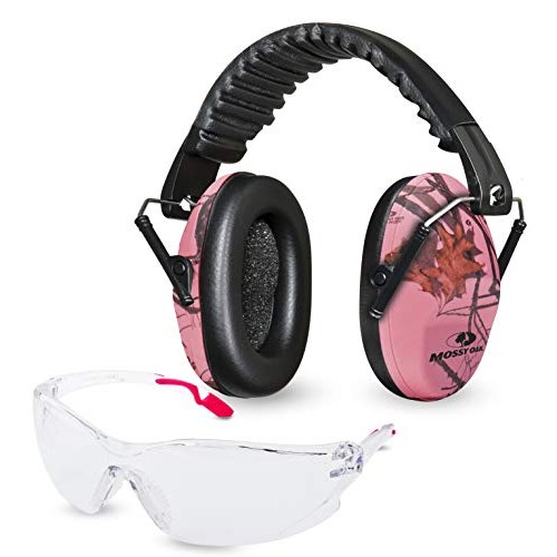 Mossy Oak Hunting Accessories Lula Pink MO-WGMCOMBO Earmuff/Glass ...