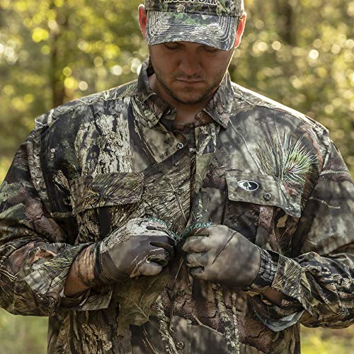 Mossy Oak Lightweight Hunting Gloves for Men, Turkey Hunting Gloves