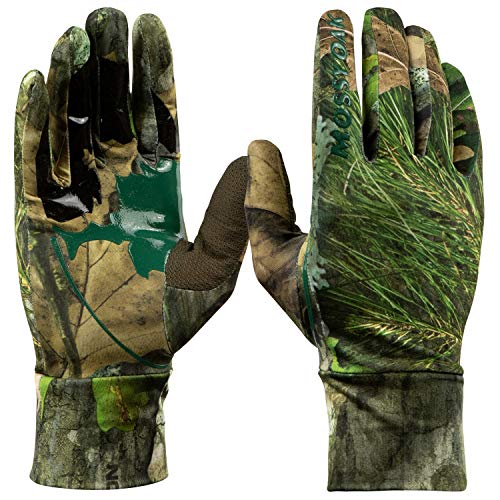 Mossy Oak Lightweight Hunting Gloves for Men, Turkey Hunting Gloves