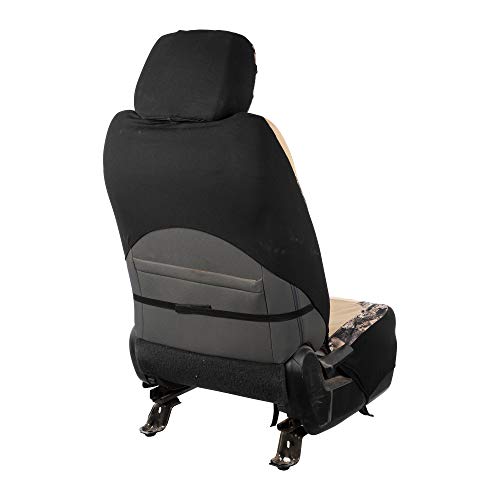 Mossy Oak Low Back Seat Cover, Country/Khaki, Single