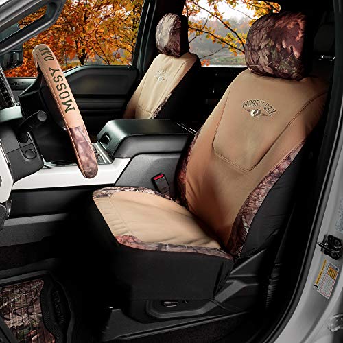 Mossy Oak Low Back Seat Cover, Country/Khaki, Single