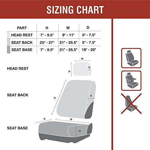 Mossy Oak Low Back Seat Cover, Country/Khaki, Single