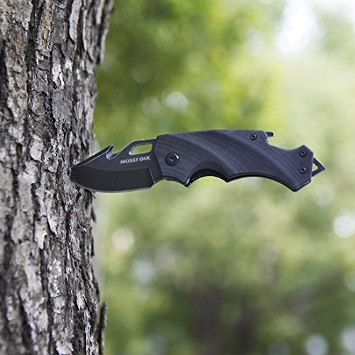 MOSSY OAK Mini Folding Pocket Knife, 2.5-inch Stainless Steel Drop...