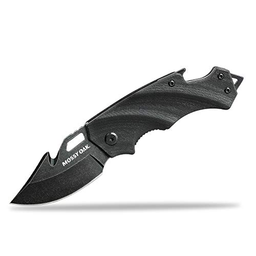 MOSSY OAK Mini Folding Pocket Knife, 2.5-inch Stainless Steel Drop...