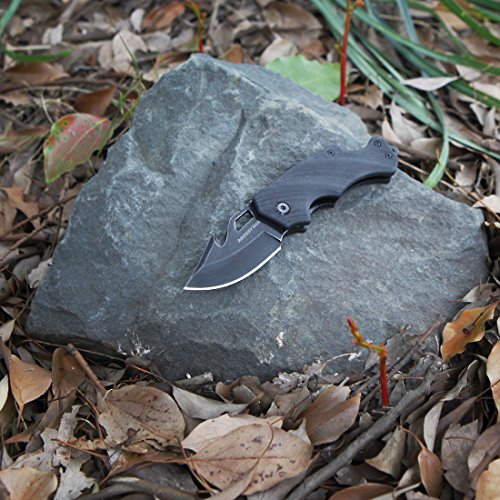 MOSSY OAK Mini Folding Pocket Knife, 2.5-inch Stainless Steel Drop...