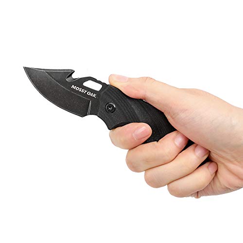 MOSSY OAK Mini Folding Pocket Knife, 2.5-inch Stainless Steel Drop...