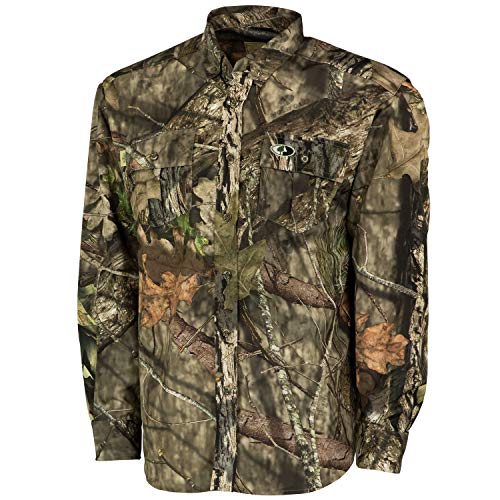 Mossy Oak MO Tibbee Technical Hunt Shirt, Break-Up Country, Medium