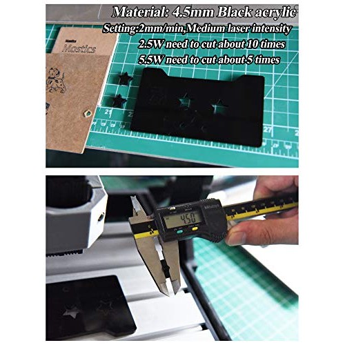 Mostics 5.5W 450nm blue laser module wood engraving PWM TTL contro...