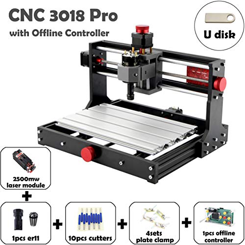 Mostics CNC 3018 Pro with 2.5W Laser Module CNC Laser Engraver PCB...