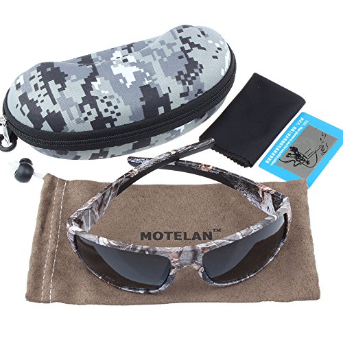 MOTELAN Polarized Camouflage Sunglasses for Mens Fishing Hunting ...