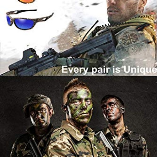 MOTELAN Polarized Outdoor Sports Sunglasses Tr90 Camo Frame for Me...