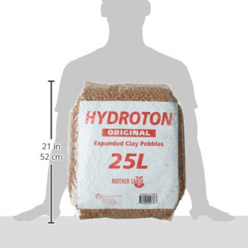 Mother Earth HGC714114 Hydroton Original Expanded Clay Pebbles, 25...