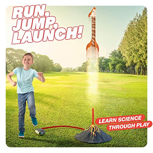Dinosaur Toy Rocket Launcher for Kids - 6 Colorful Dinos - Fun Out...
