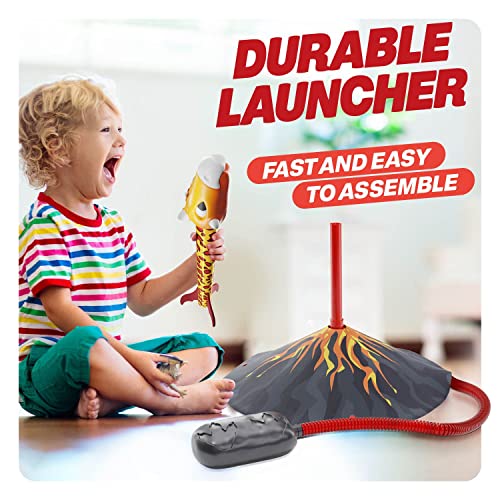 Dinosaur Toy Rocket Launcher for Kids - 6 Colorful Dinos - Fun Out...
