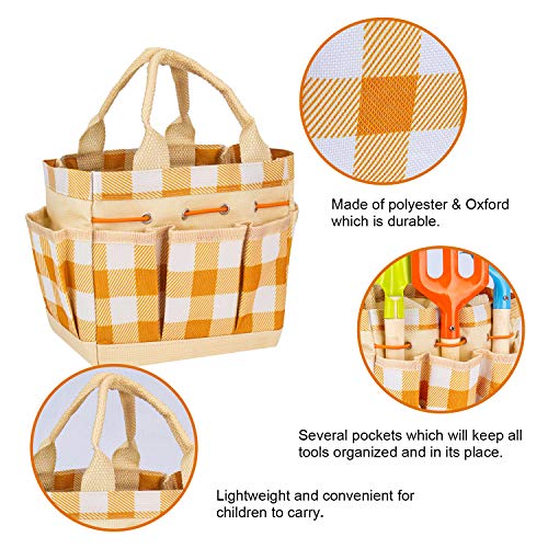 MoTrent Children Gardening Tools Set, 5 PCS Kids Garden Tool Toys ...