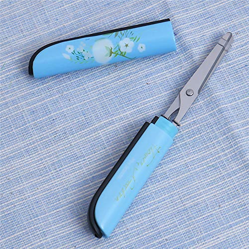 MOTZU Set of 2 Portable Safe Scissor, Multipurpose Mini Folding Pa...