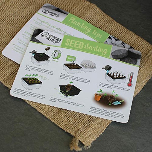 Culinary Indoor Herb Garden Starter Kit | Basic Herb Seeds | 6 Non...